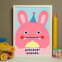 NOODOLL Ricebit cupcake print