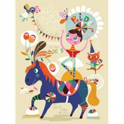 Helen Dardik Pretty Little Rider Print - 50x70 cm