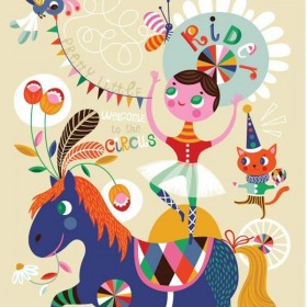 Helen Dardik - Affiche "Pretty Little Rider" (50x70cm)