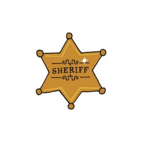 Tattly 's Sheriff Badge (set of 2)