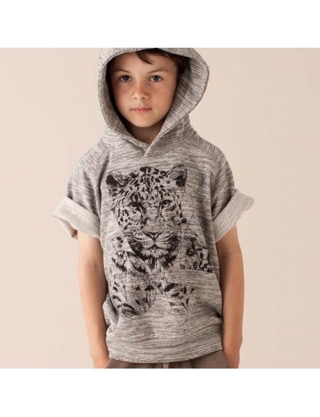 soft gallery leopard hoodie sweatshirt