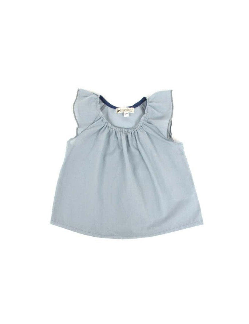 Nobodinoz | baby girl blouse: blue