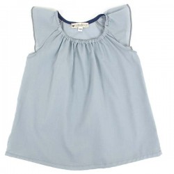 (6 months) baby girl dress: light blue | NOBODINOZ