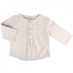 NOBODINOZ | chemise bébé été garçon: rayée