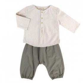 NOBODINOZ | chemise bébé été garçon: rayée