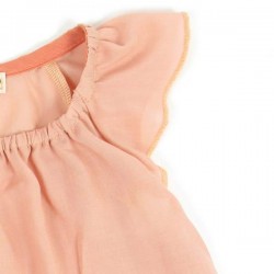 4A- Nobodinoz Blouse Fille Havana - rose saumon