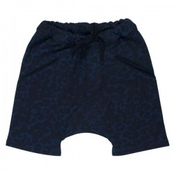 soft gallery edgar blue leopard shorts