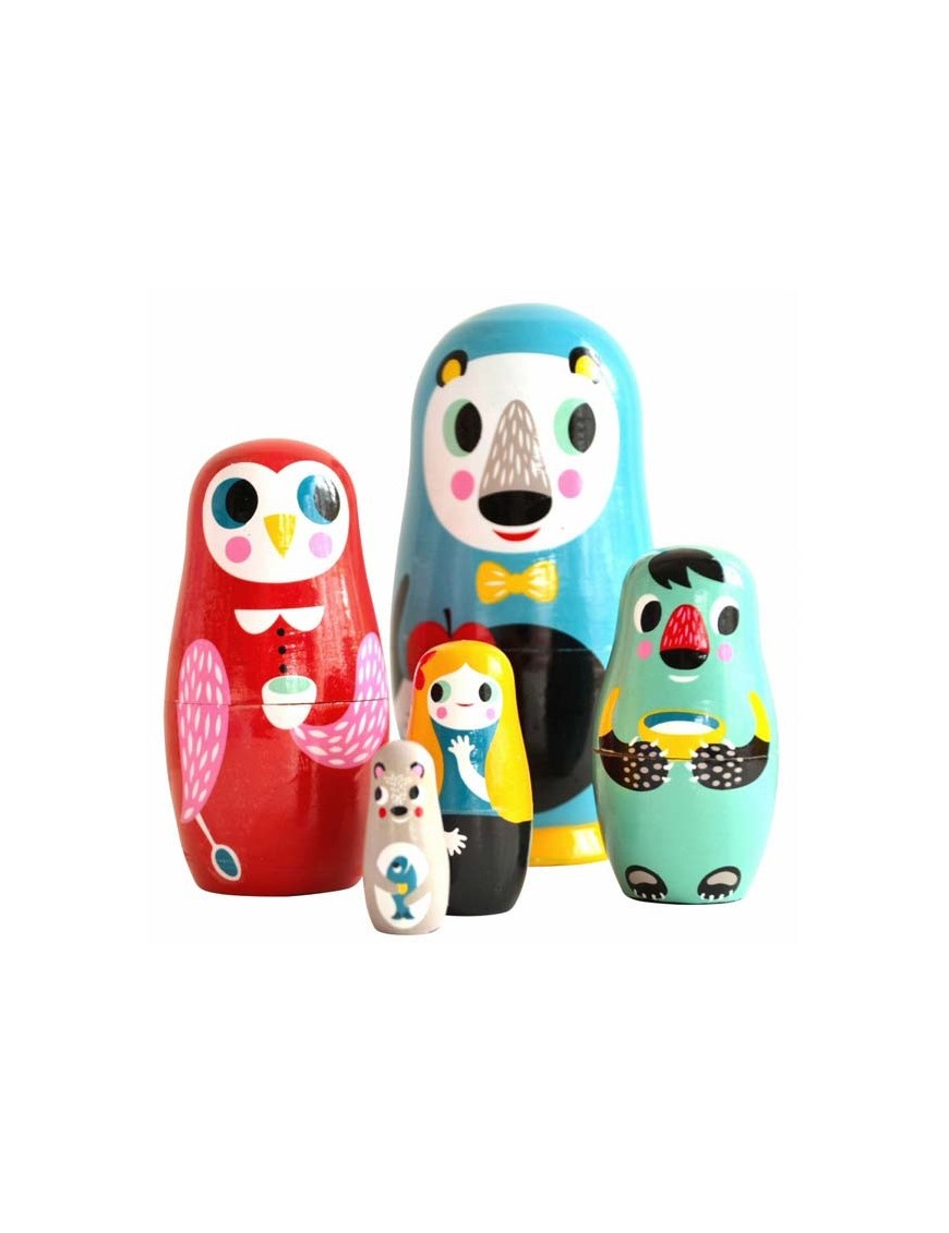 Helen Dardik nesting dolls: animals | Petit Monkey