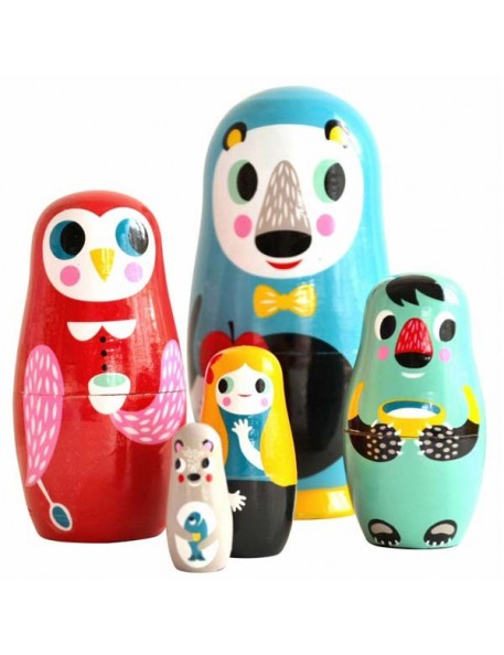 nesting dolls animals