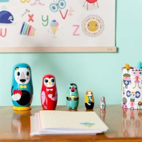 Helen Dardik nesting dolls: animals | Petit Monkey