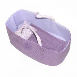 Doll Basket With Pillow&Cover - purple