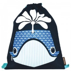 Coq En Pâte - Kids Rucksack with Whale Print