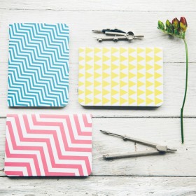 Mulk - Set of 3 Geometric A6 Notebooks