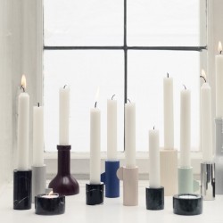 ferm living candleholder red marble