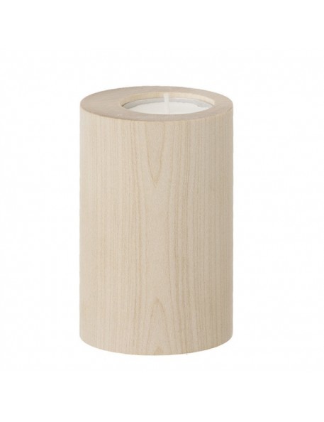 FERM LIVING | bougeoir cylindrique: bois d'érable FERM LIVING | bougeoir cylindrique: bois d'érable