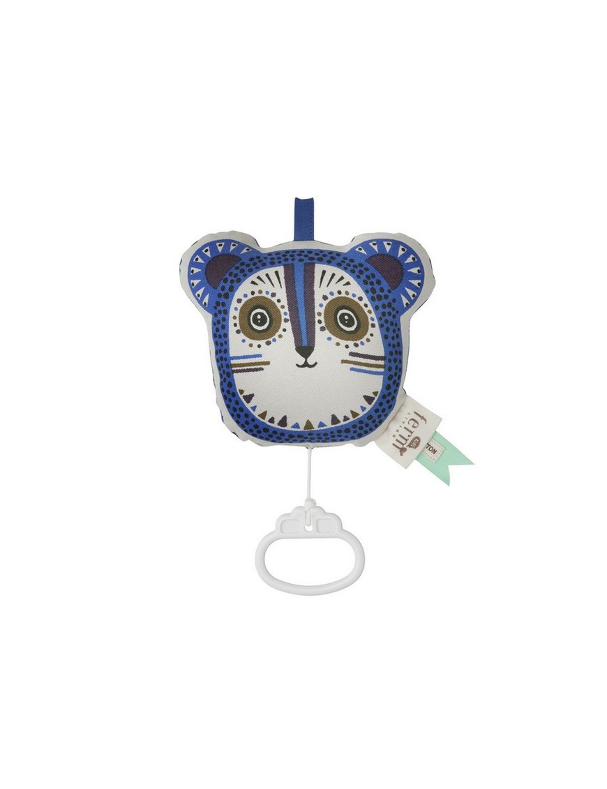 ferm living billy bear music box - blue