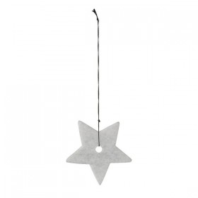 bloomingville étoile en marbre à suspendre - Ø7 cm