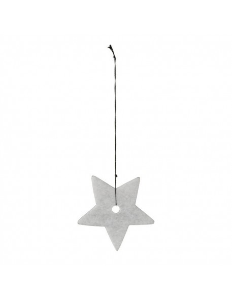 bloomingville étoile en marbre à suspendre - Ø7 cm
