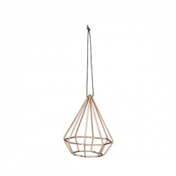 Bloomingville Suspension Diamant Cuivre - Ø5,5xH7,5 cm