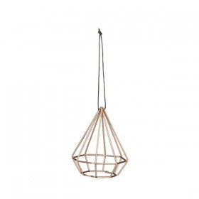 Bloomingville Suspension Diamant Cuivre - Ø5,5xH7,5 cm