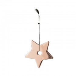 Bloomingville - Copper Star Ornament - Ø7 cm