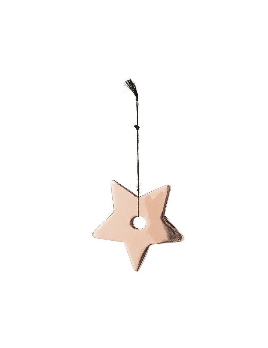 Bloomingville - Copper Star Ornament - Ø7 cm