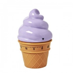 RICE - Ice Cream Shaped Egg Timer in Lavender Color