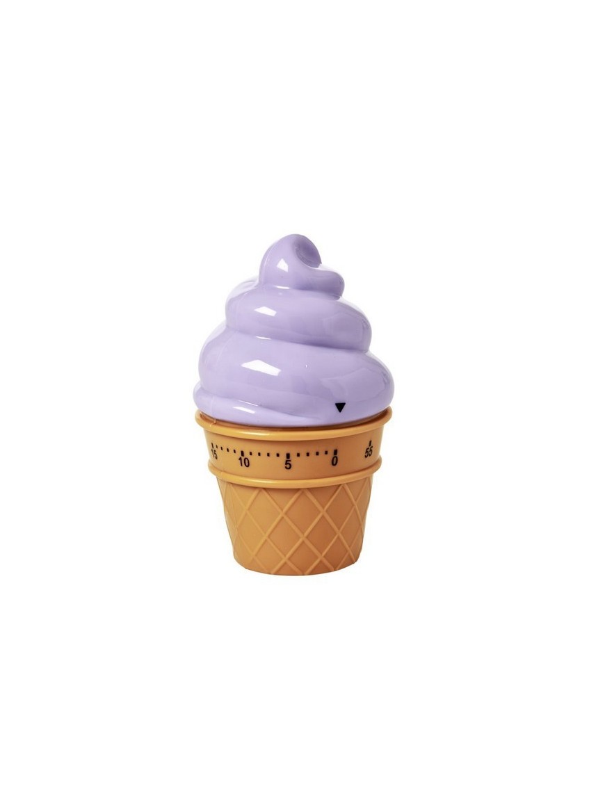 RICE - Ice Cream Shaped Egg Timer in Lavender Color