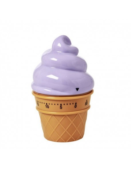 RICE - Ice Cream Shaped Egg Timer in Lavender Color