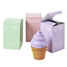 RICE - Ice Cream Shaped Egg Timer in Lavender Color