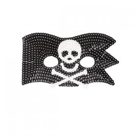 masque de pirate en sequins rice