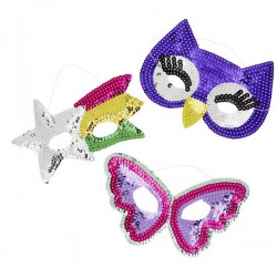 masque enfant en sequins rice