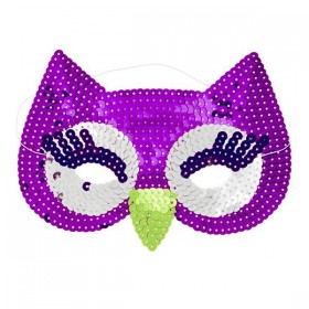 masque enfant en sequins rice