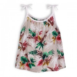 palm leaf print top by Troizenfants