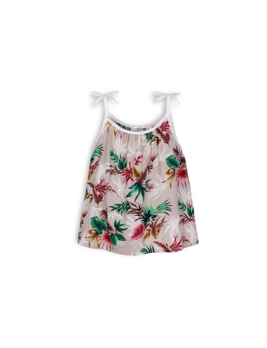 palm leaf print top by Troizenfants