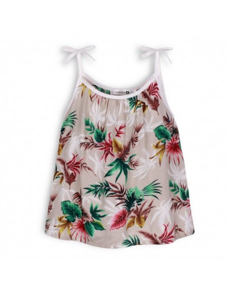 palm leaf print top by Troizenfants