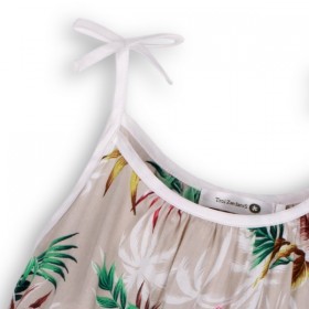 palm leaf print top by Troizenfants