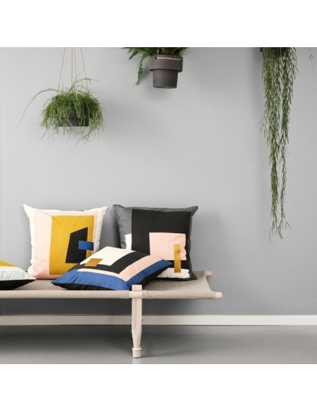 FERM LIVING | coussin: fragment: bleu clair