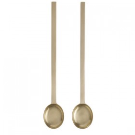 Brass Spoon (set of 2) by Ferm Living