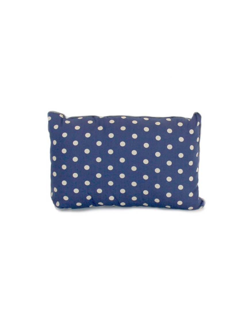 Blue Jack Cushion with Dots Print (35x24cm) by NOBODINOZ