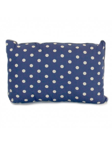 Blue Jack Cushion with Dots Print (35x24cm) by NOBODINOZ