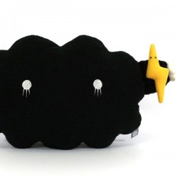 noodoll medium cushion black cloud