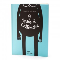 cahier de grossesse "9 mois à t'attendre" minus éditions