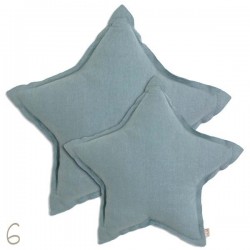 Numero 74 Star Cushion in pastel colors