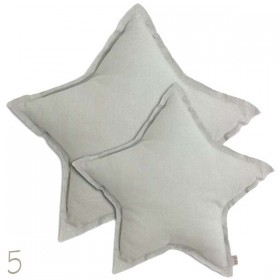 Numero 74 Star Cushion in pastel colors