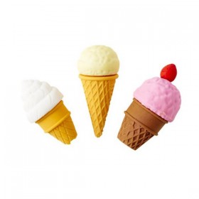 Ice Cream Shaped Erasers