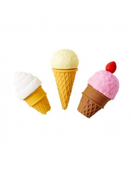 Ice Cream Shaped Erasers