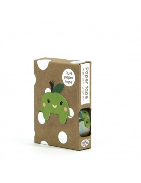 Masking Tape Fruits + Marque Page Pomme Noodoll