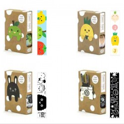 Masking Tape 5 Fruits + Marque Page Ananas Noodoll