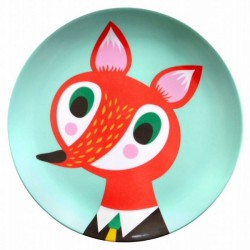 Helen Dardik: Assiette enfant "Renard"